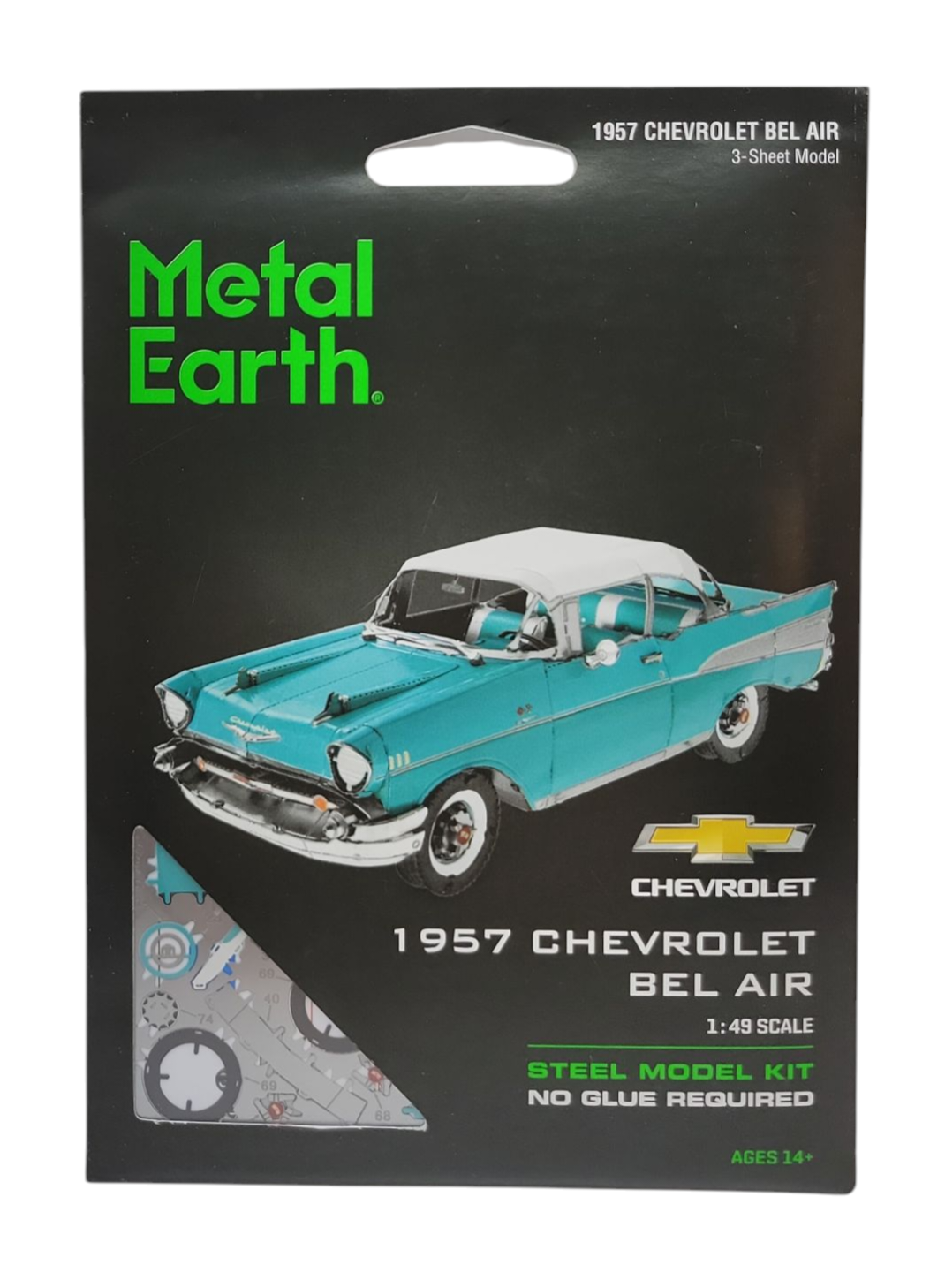 1957 Chevy Bel Air Metal Model