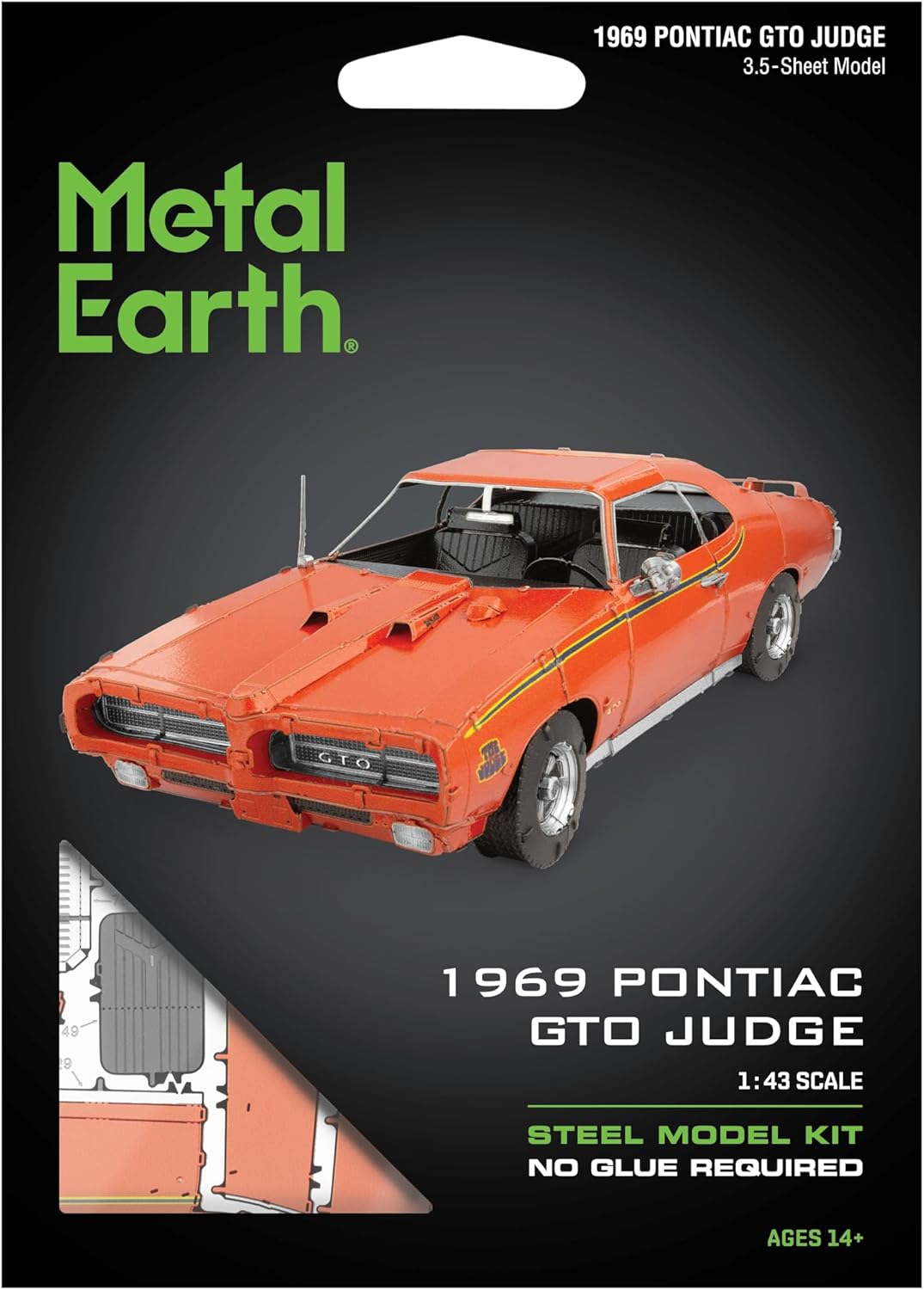 1969 Pontiac GTO Judge Metal Model