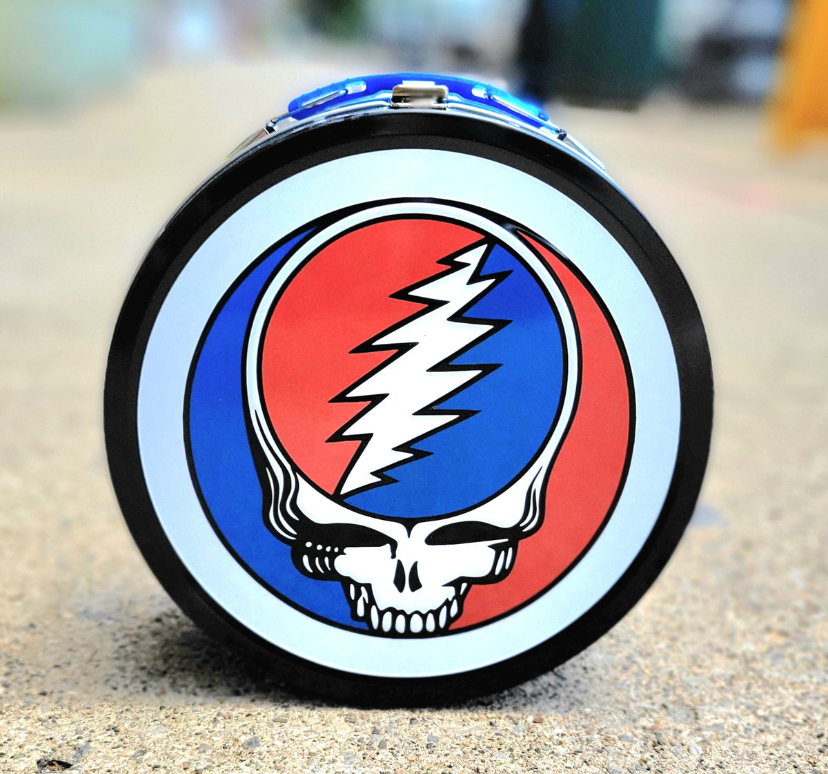Grateful Dead Drum Shaped Lunch Box