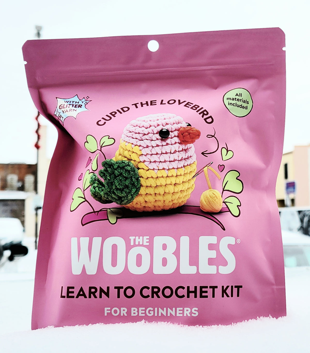 Woobles Cupid The Lovebird Crochet Kit