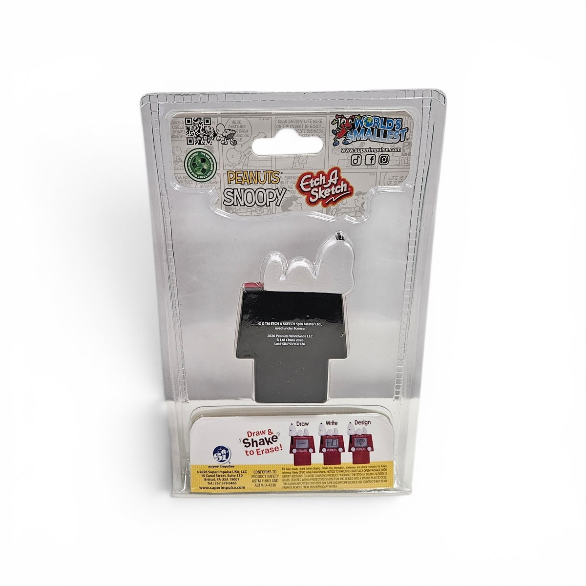 World's Smallest Peanuts Etch A Sketch