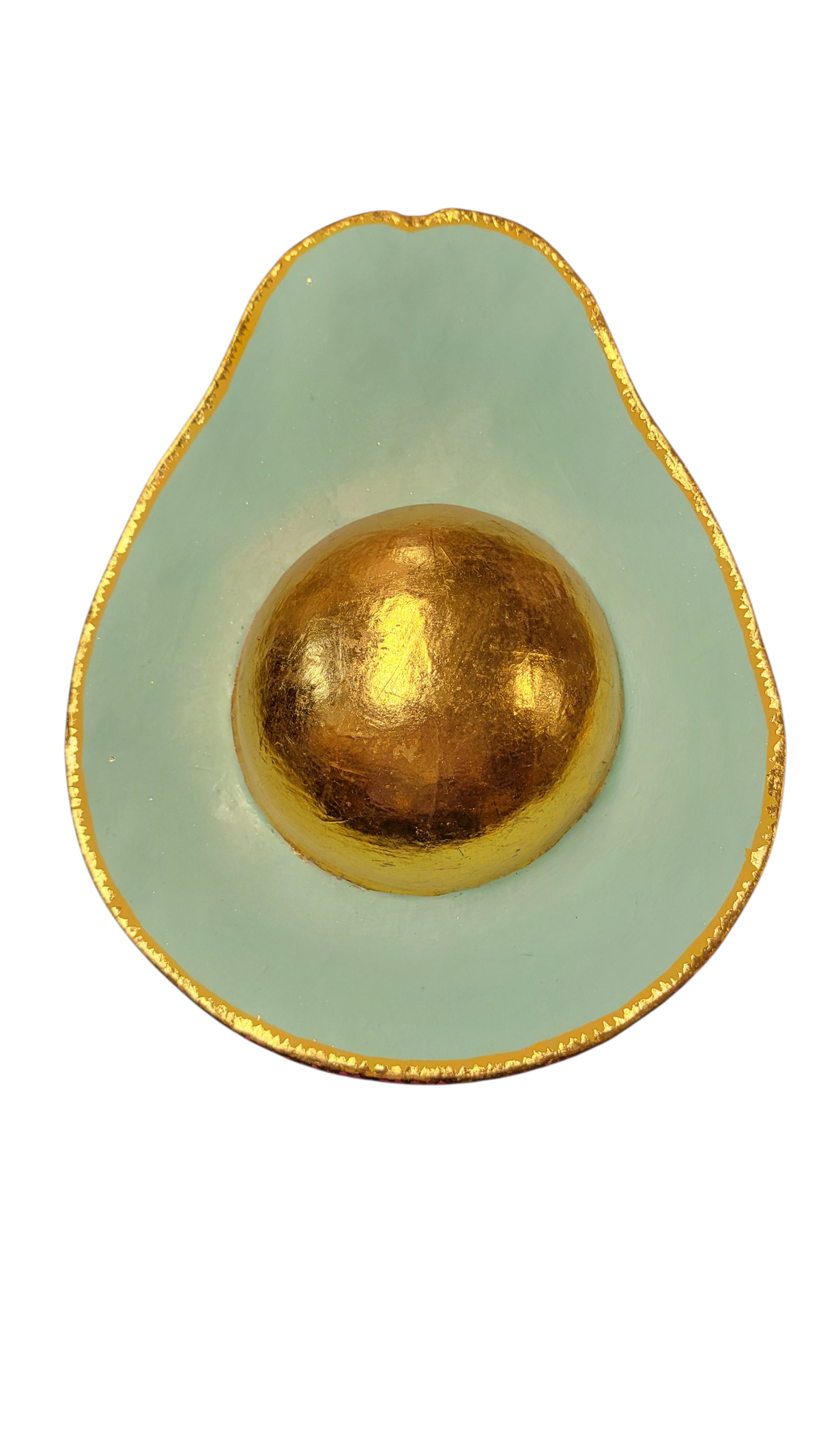 Glitterville Avocado Decoration Magenta/Blue
