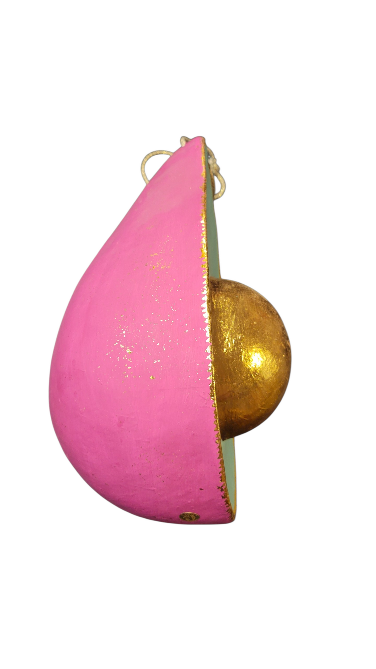 Glitterville Avocado Decoration Magenta/Blue