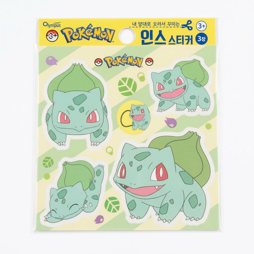 Pokemon Bulbasaur Sticker Pack