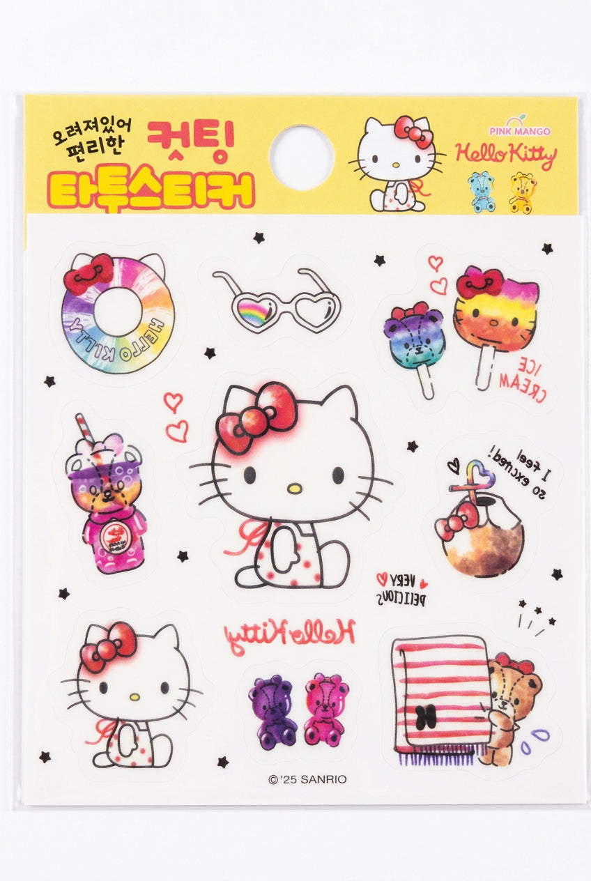 Sanrio Hello Kitty Die-Cut Tattoo Stickers