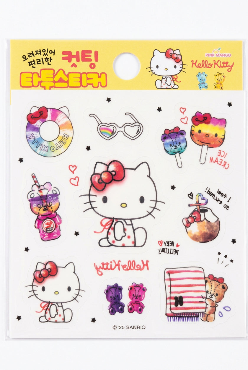 Sanrio Hello Kitty Die-Cut Tattoo Stickers