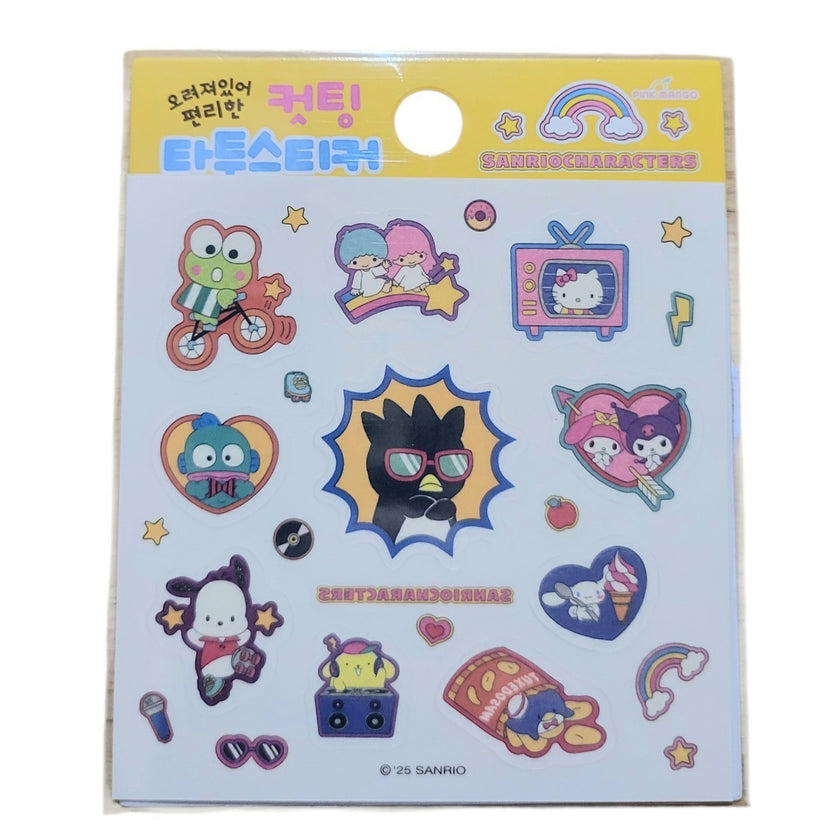 Sanrio Assorted Characters Die-Cut Tattoo Stickers