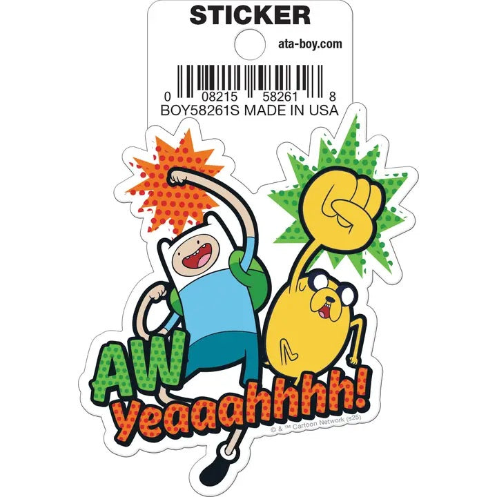 Adventure Time Finn And Jake Die Cut Sticker