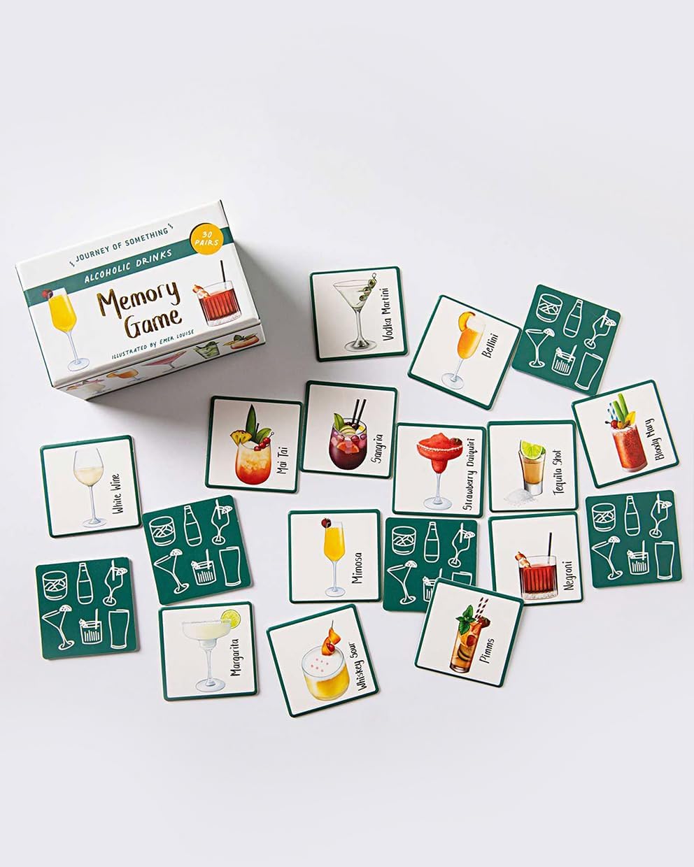 Alcoholic Drinks Memory Game