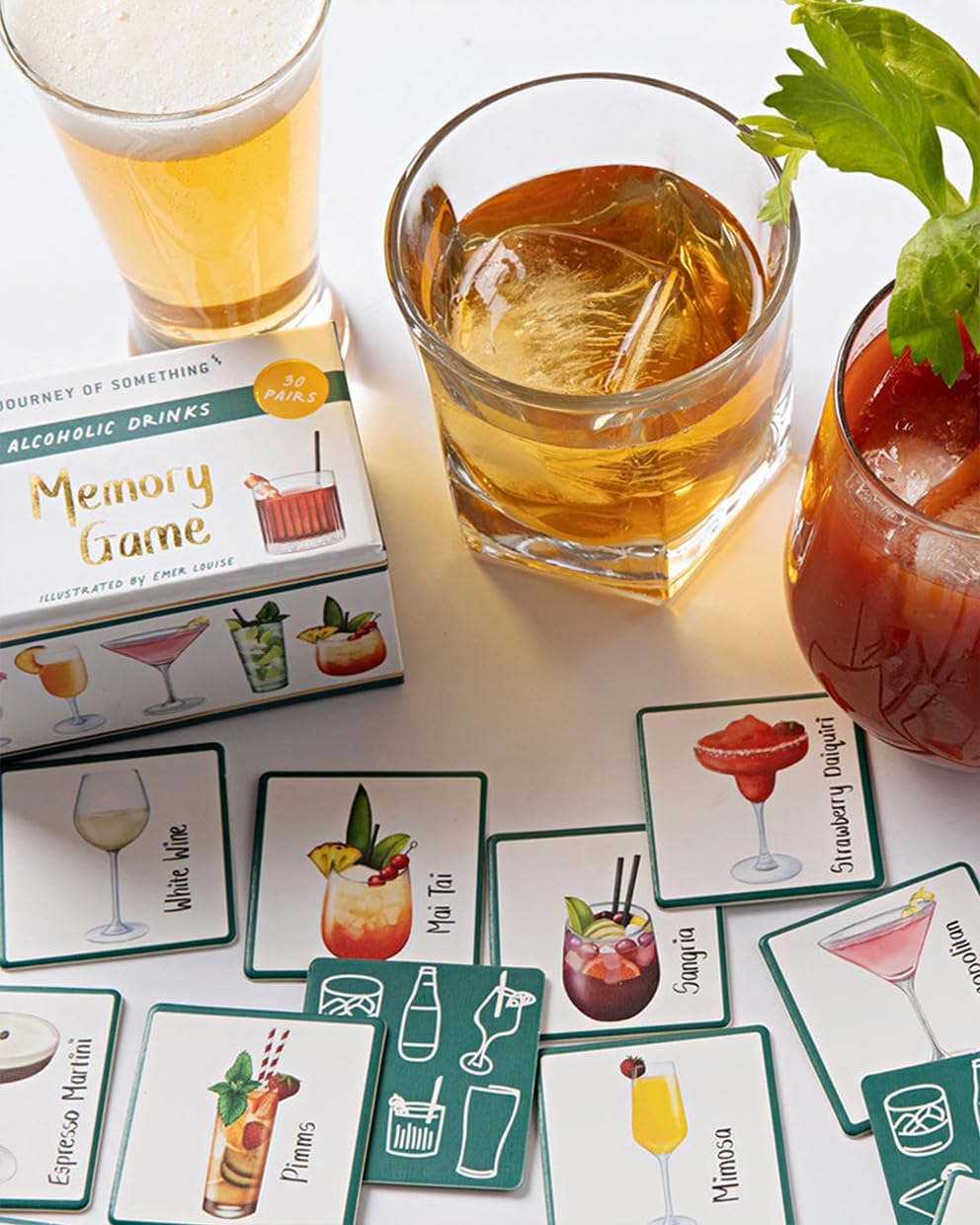 Alcoholic Drinks Memory Game