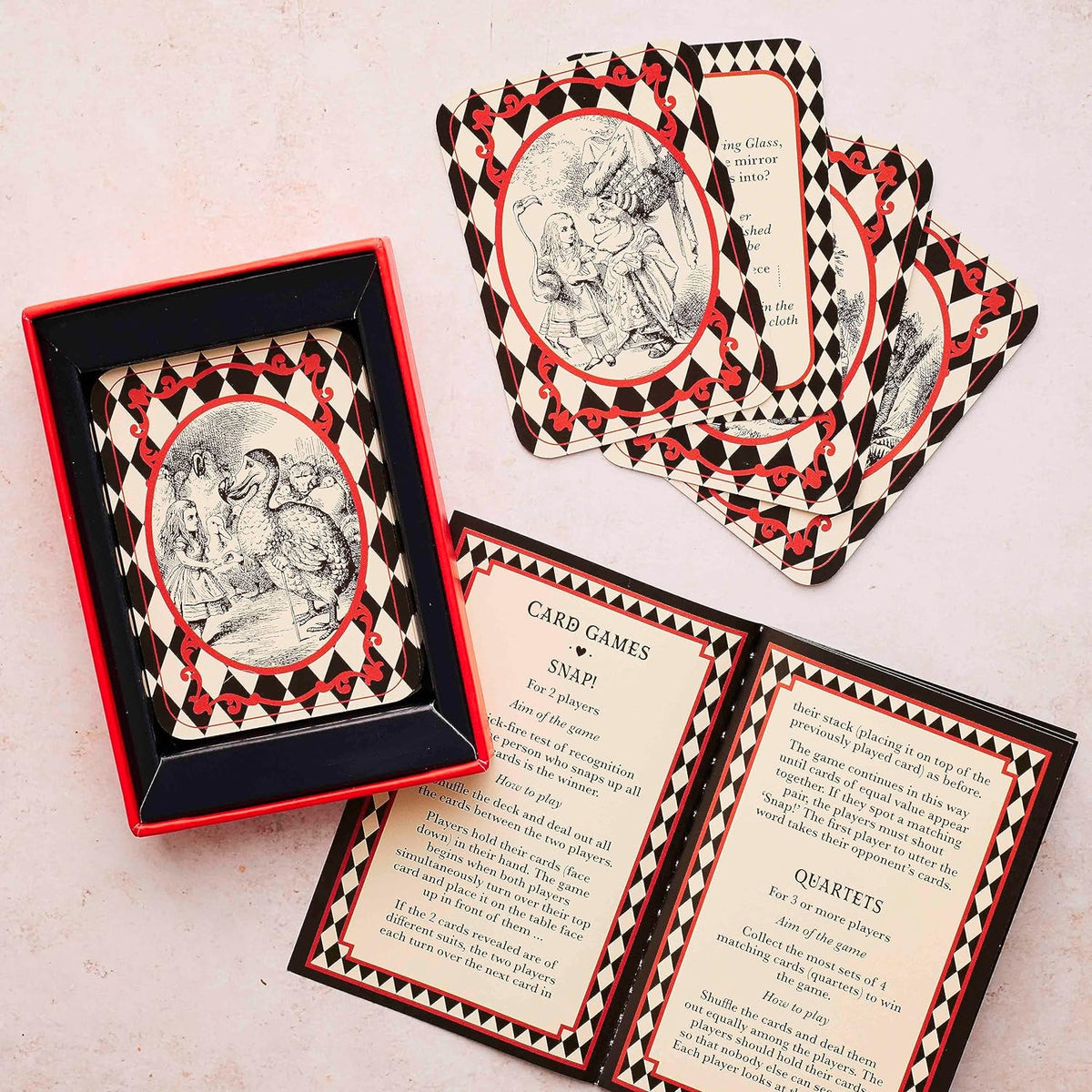 Alice In Wonderland Games & Trivia Deck