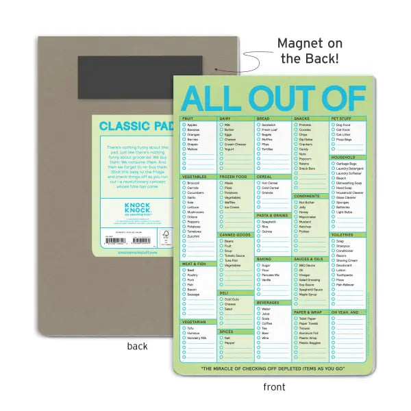 All Out Of Magnetic Pad