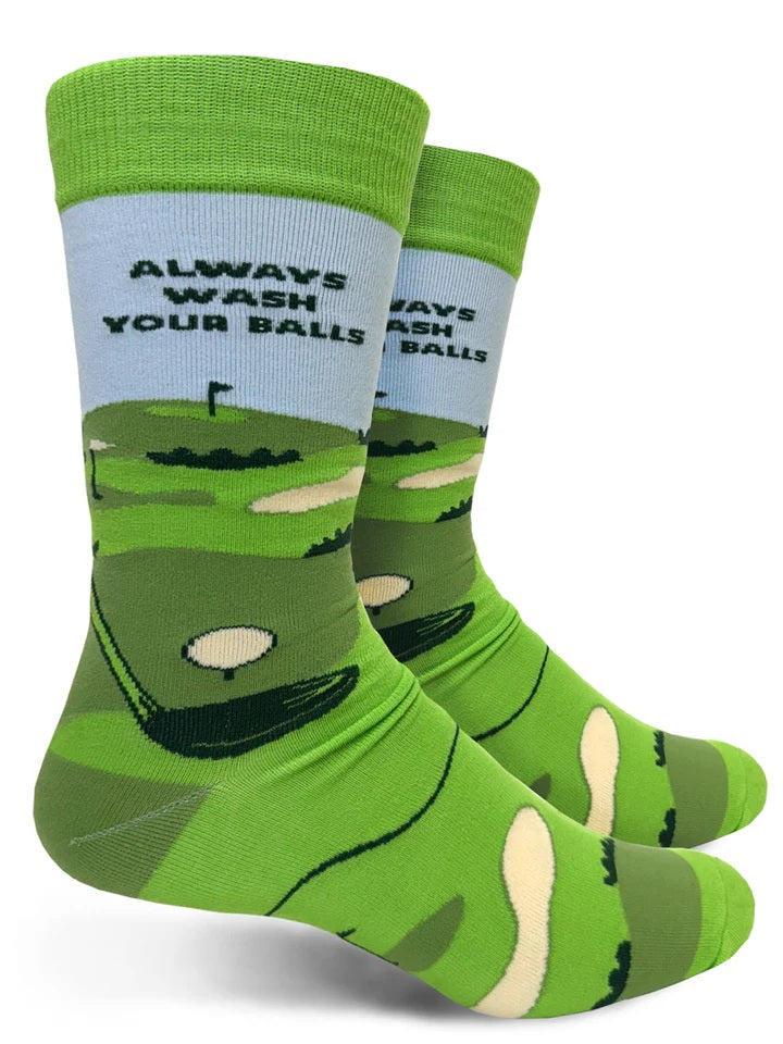 Always Wash Your Balls Men's Socks