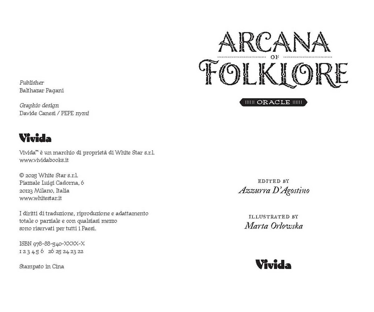 Arcana Of Folklore Oracle Deck & Guidebook
