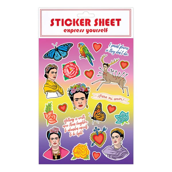 Artista Mexicana Sticker Sheet Frida Kahlo