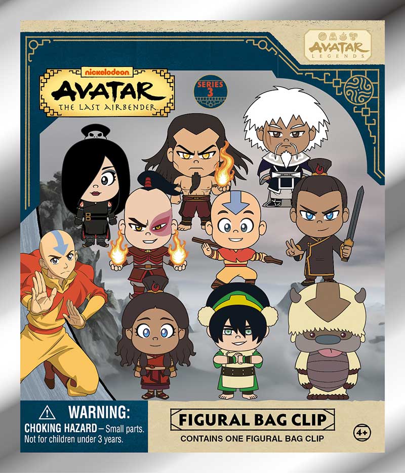 Avatar The Last Airbender Figural Bag Clip Series 3