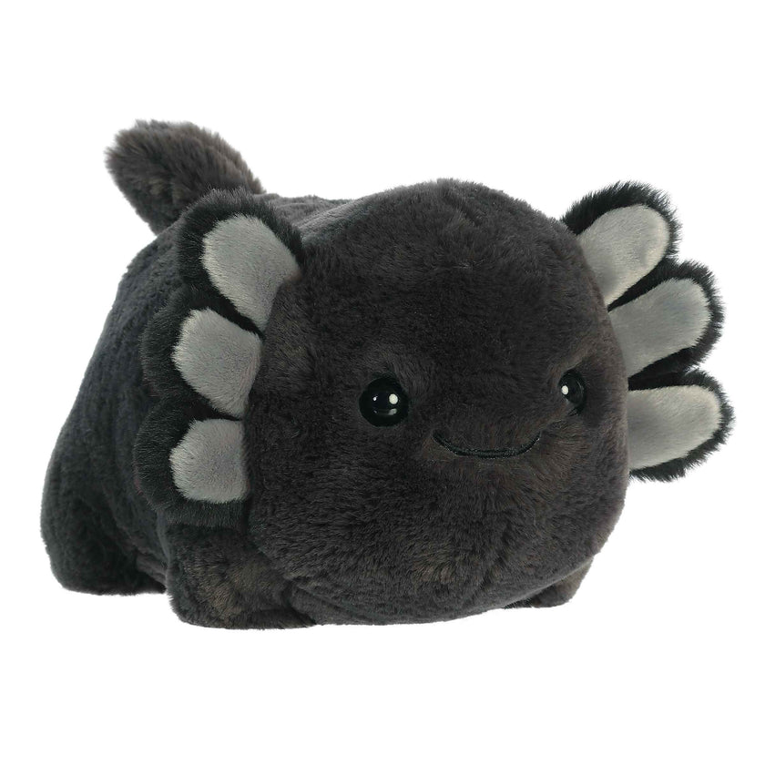 Ally Black Axolotl Spudsters Plush 10"