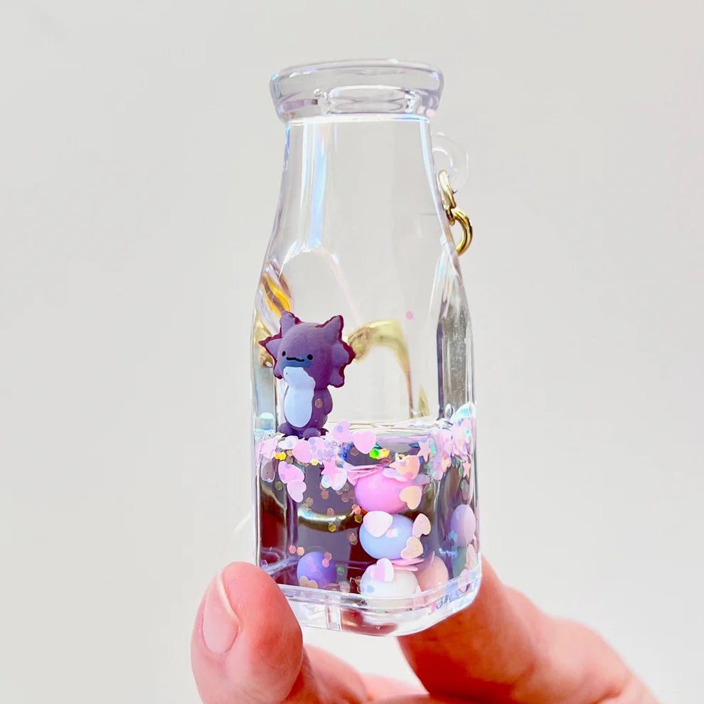 Axolotly Floaty Charm Keychain