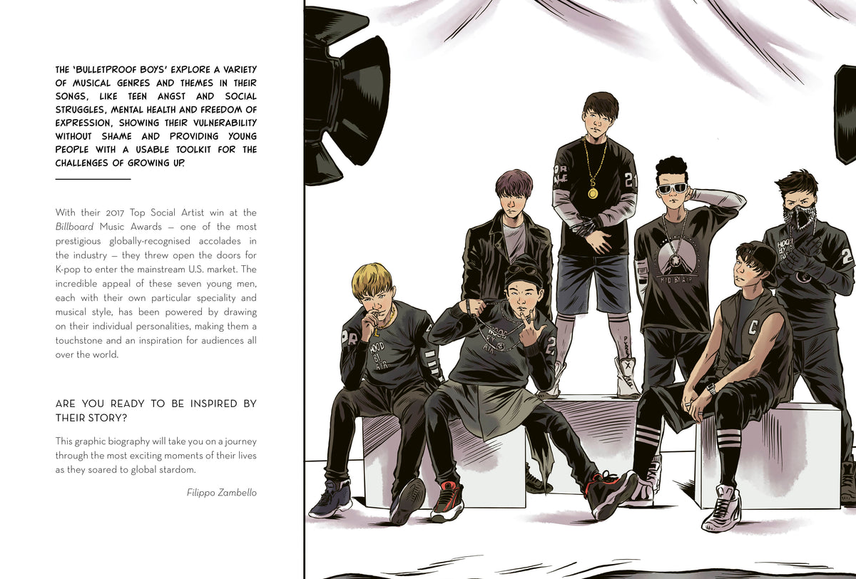 BTS A Graphic Biography Book