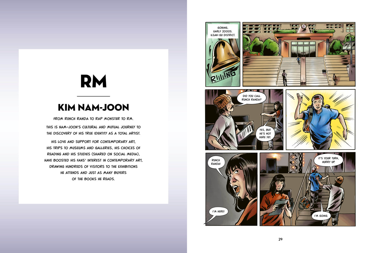 BTS A Graphic Biography Book