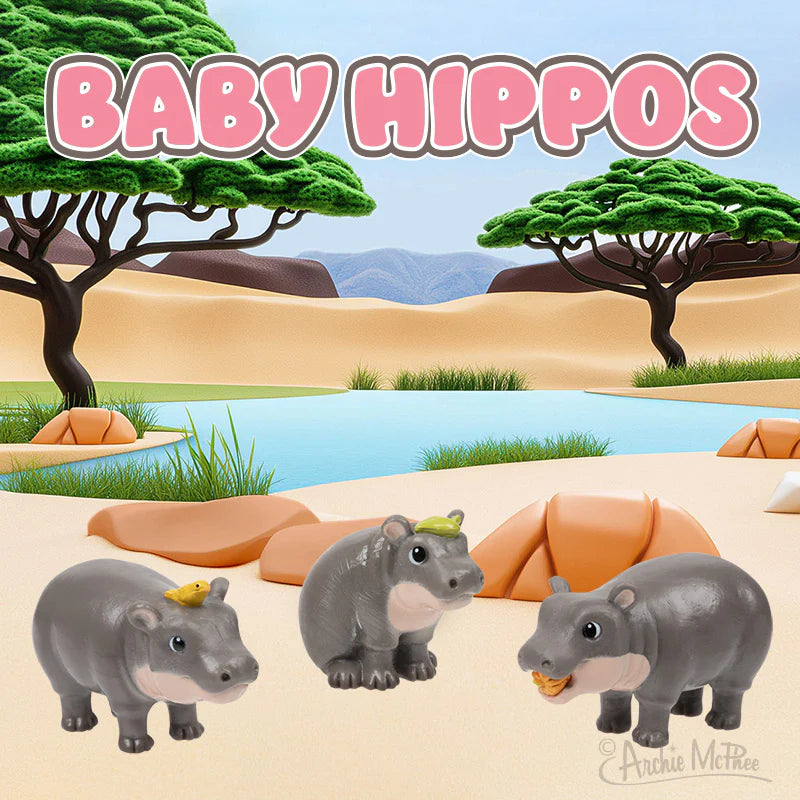 Baby Hippos Set Of 3