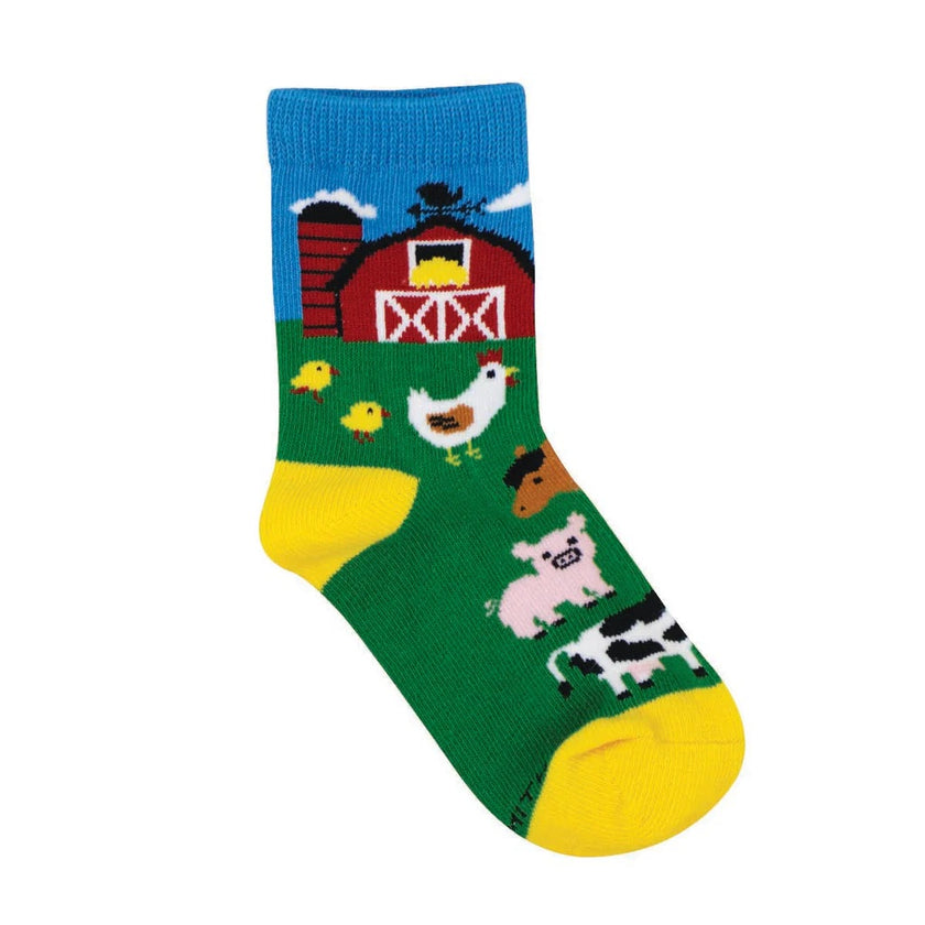 Barnyard Friends Kid's Socks (2-4 Years)