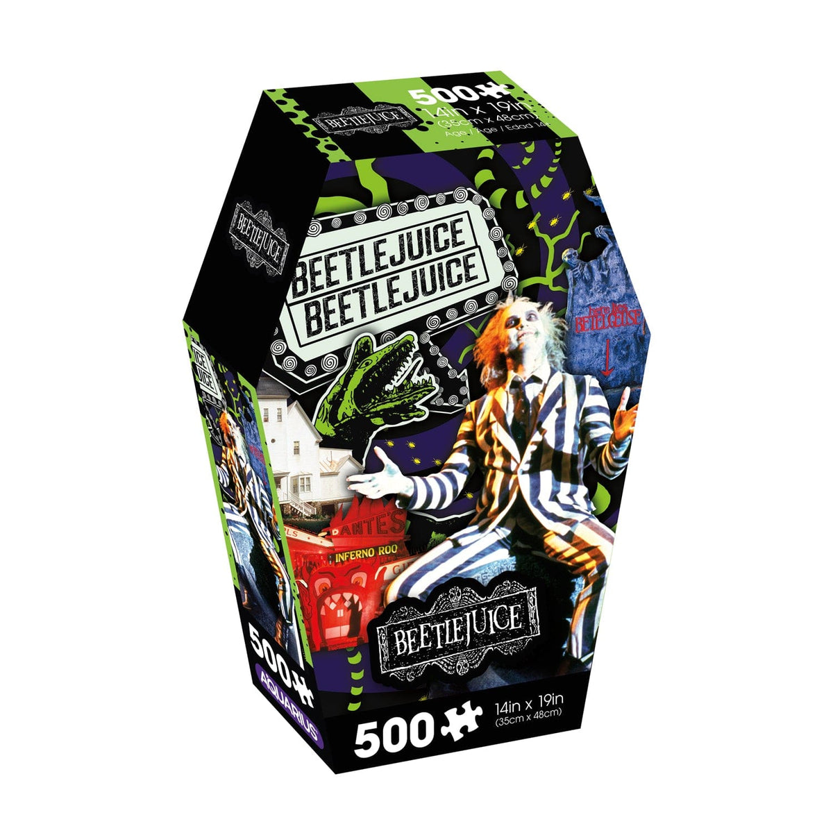Beetlejuice Coffin Jigsaw Puzzle 500 Pc
