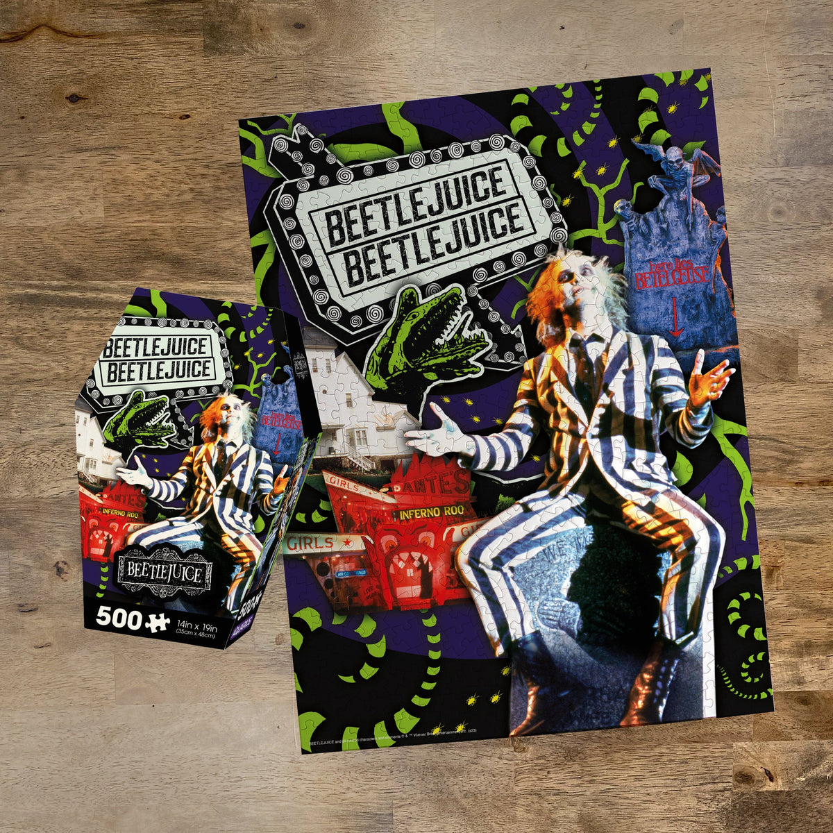 Beetlejuice Coffin Jigsaw Puzzle 500 Pc