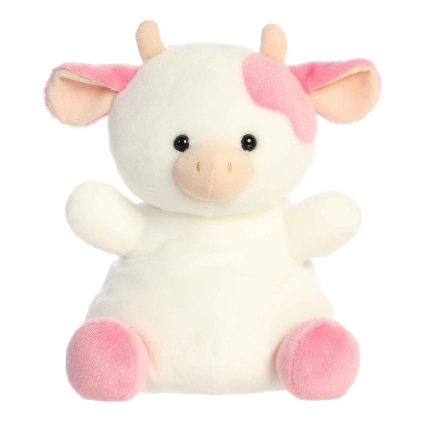 Belle Strawberry Cow Party-Sized Palm Pals Plush 13"