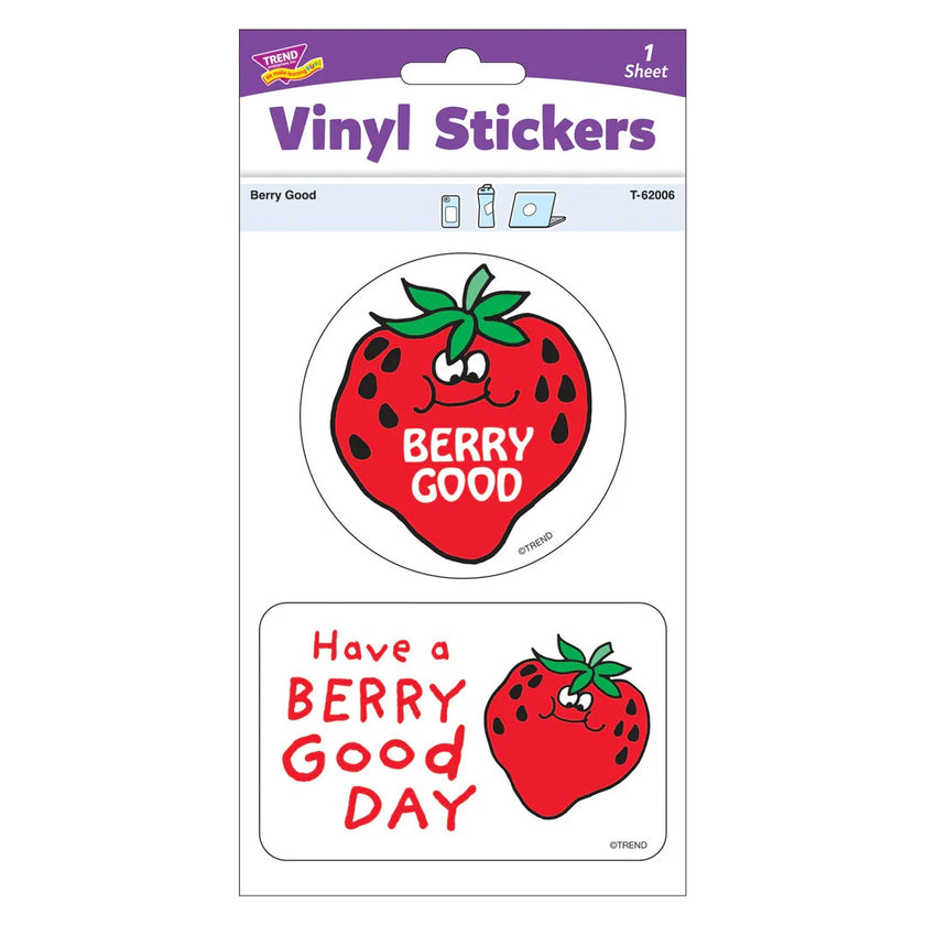 Berry Good Vinyl Sticker 2 pk