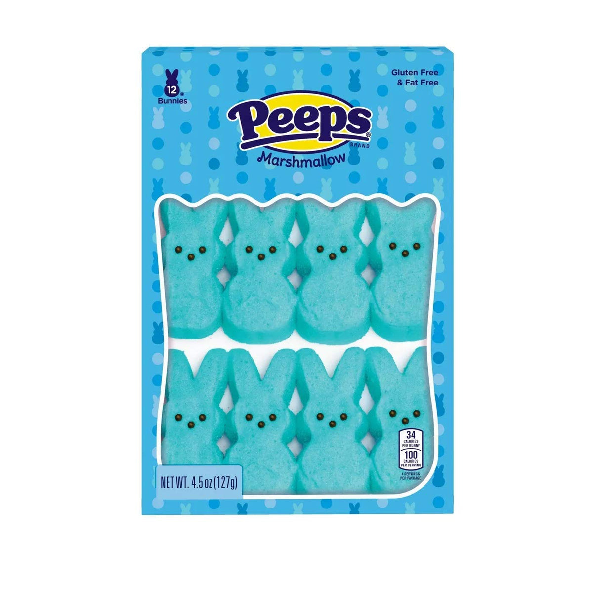 Peeps Blue Bunnies 12 pc