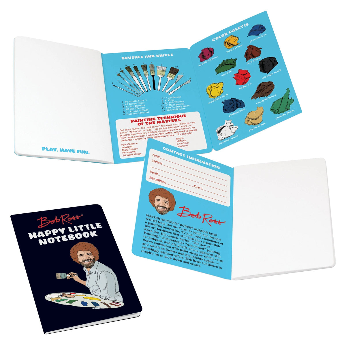 Bob Ross Happy Little Pocket Notebook