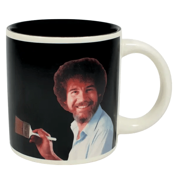 Bob Ross Heat Changing Mug