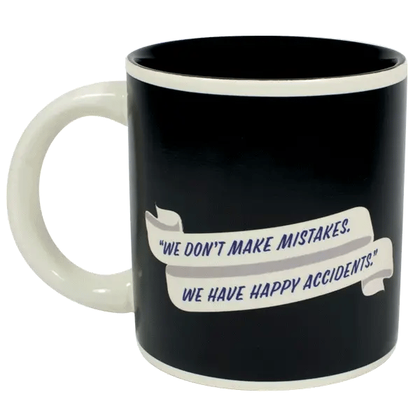 Bob Ross Heat Changing Mug