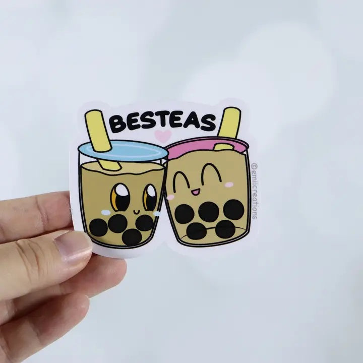 Boba Besteas Sticker