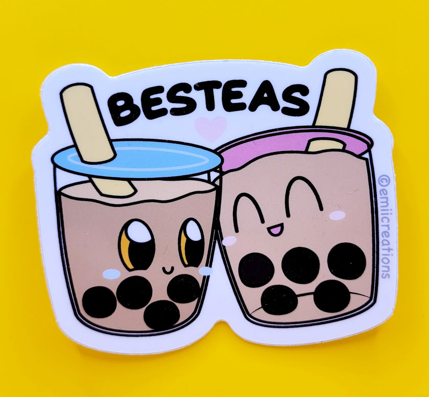 Boba Besteas Sticker
