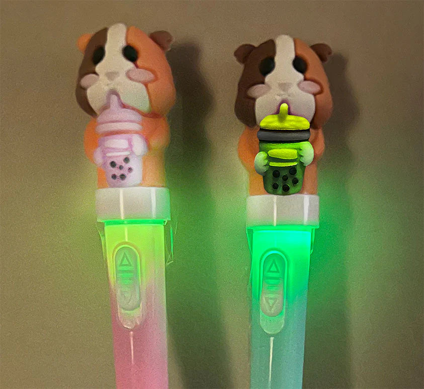 Boba Guinea Pig LED Light Up Pen