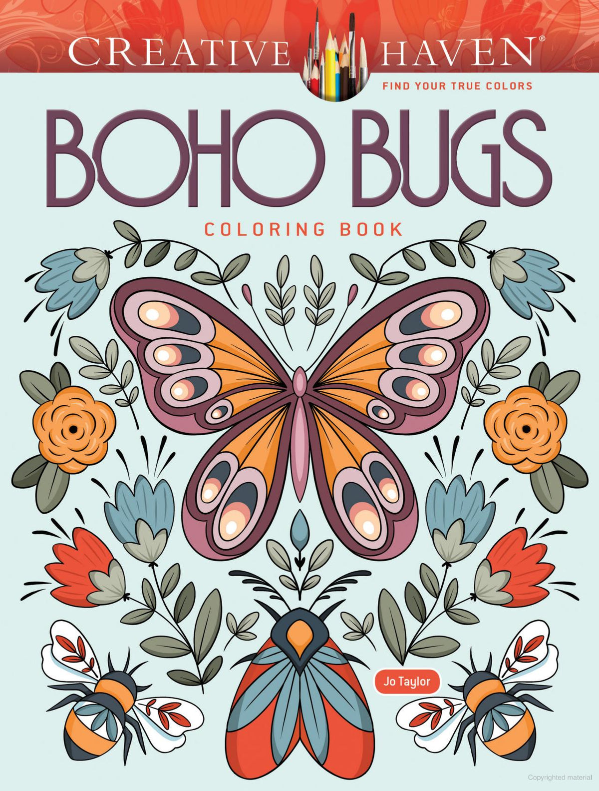 Boho Bugs Coloring Book Creative Haven