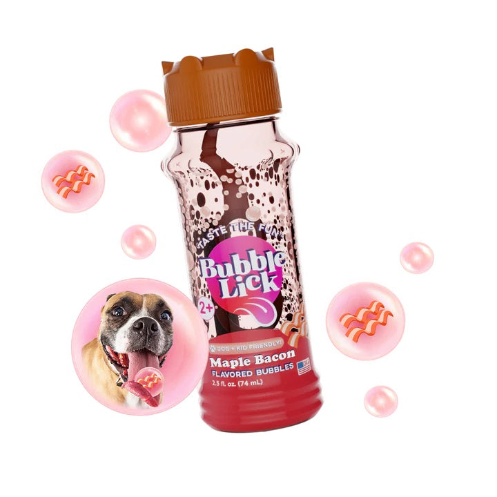Bubble Treats Pets Maple Bacon Flavored Bubbles