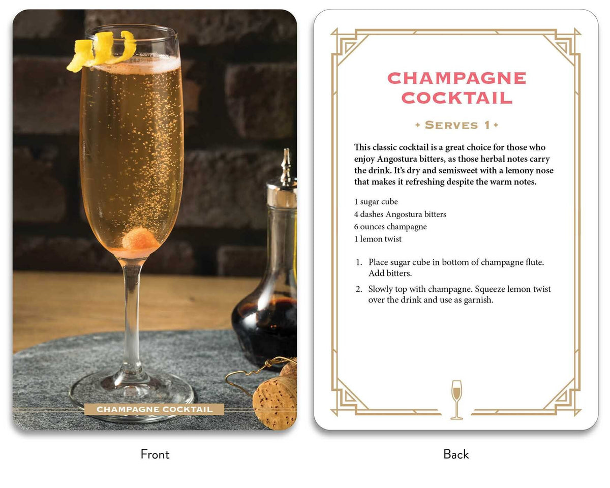 Bubbly Drink Recipe Dictionary Deck