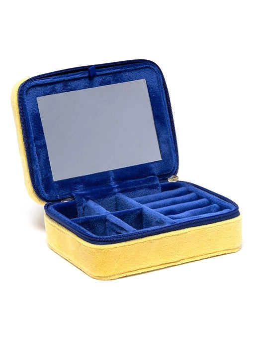 Butter Jewelry Zip Case And Mirror