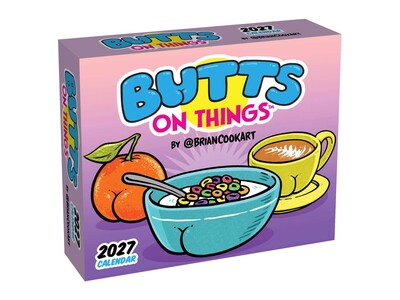 Butts On Things 2027 Desktop Calendar