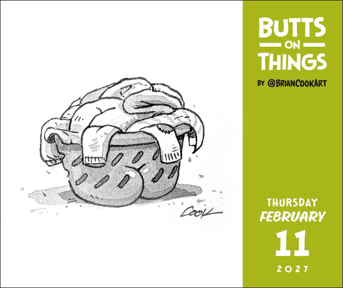 Butts On Things 2027 Desktop Calendar