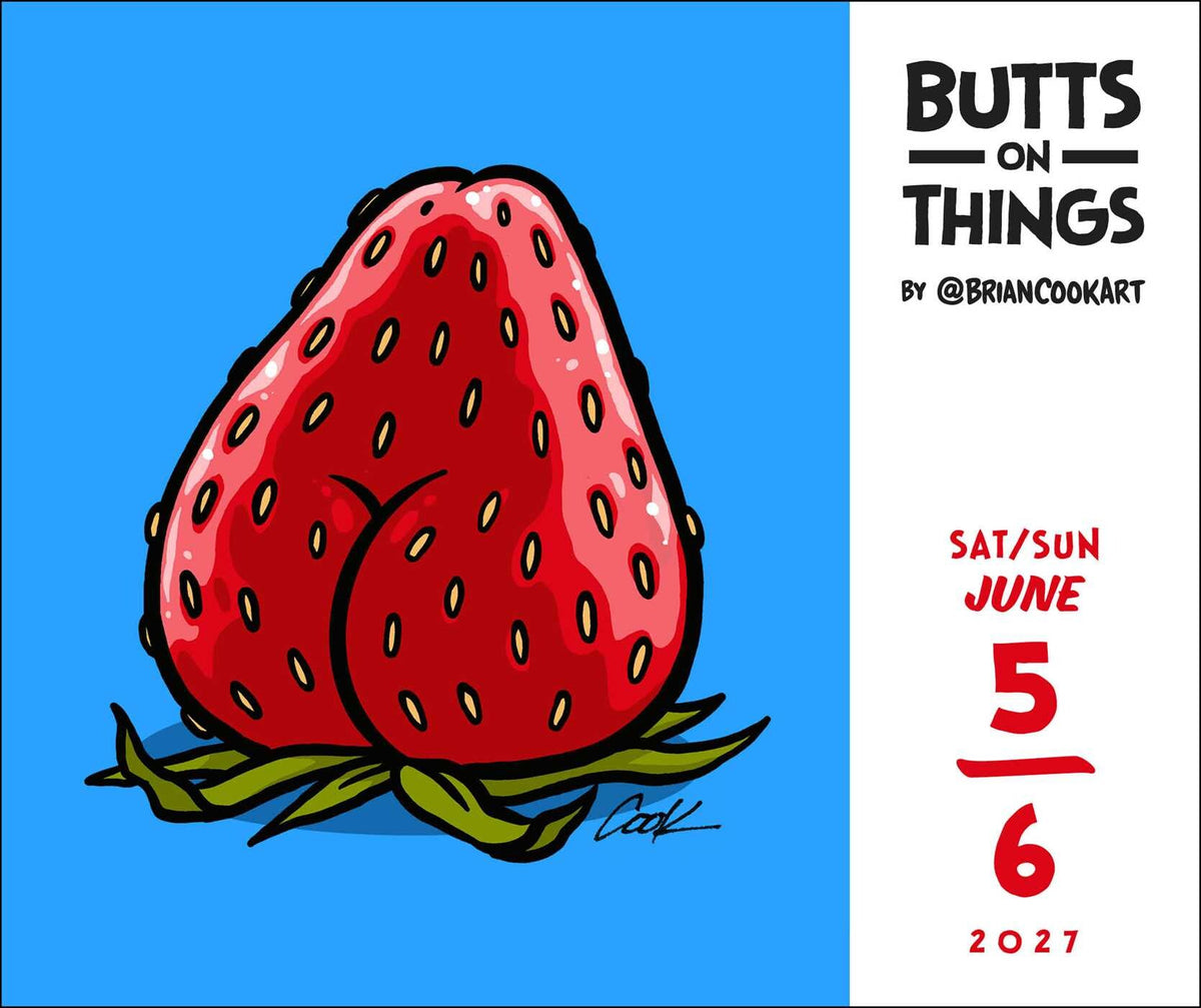 Butts On Things 2027 Desktop Calendar