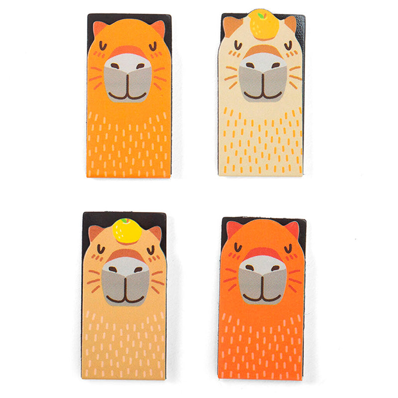 Capybara Magnetic Bookmarks