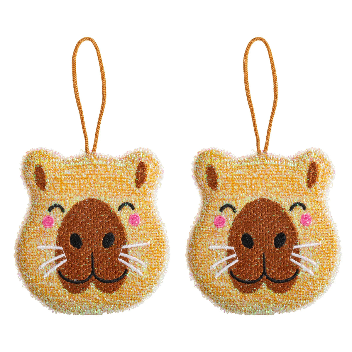 Capybara Scrub Sponge Set Of 2