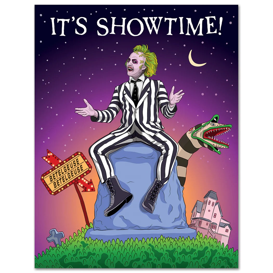 Card Beetlejuice Showtime Birthday