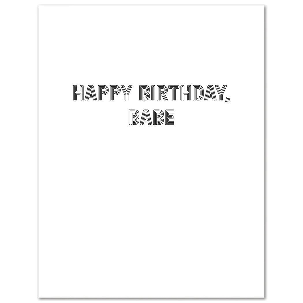 Card Cher You Turn Back Time Birthday