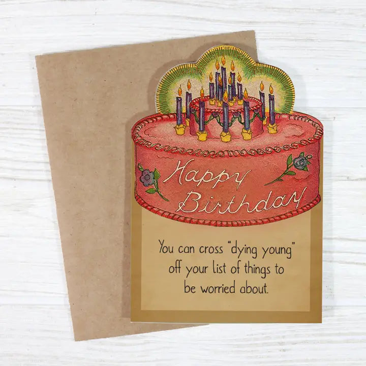 Card Cross Dying Young Off Birthday