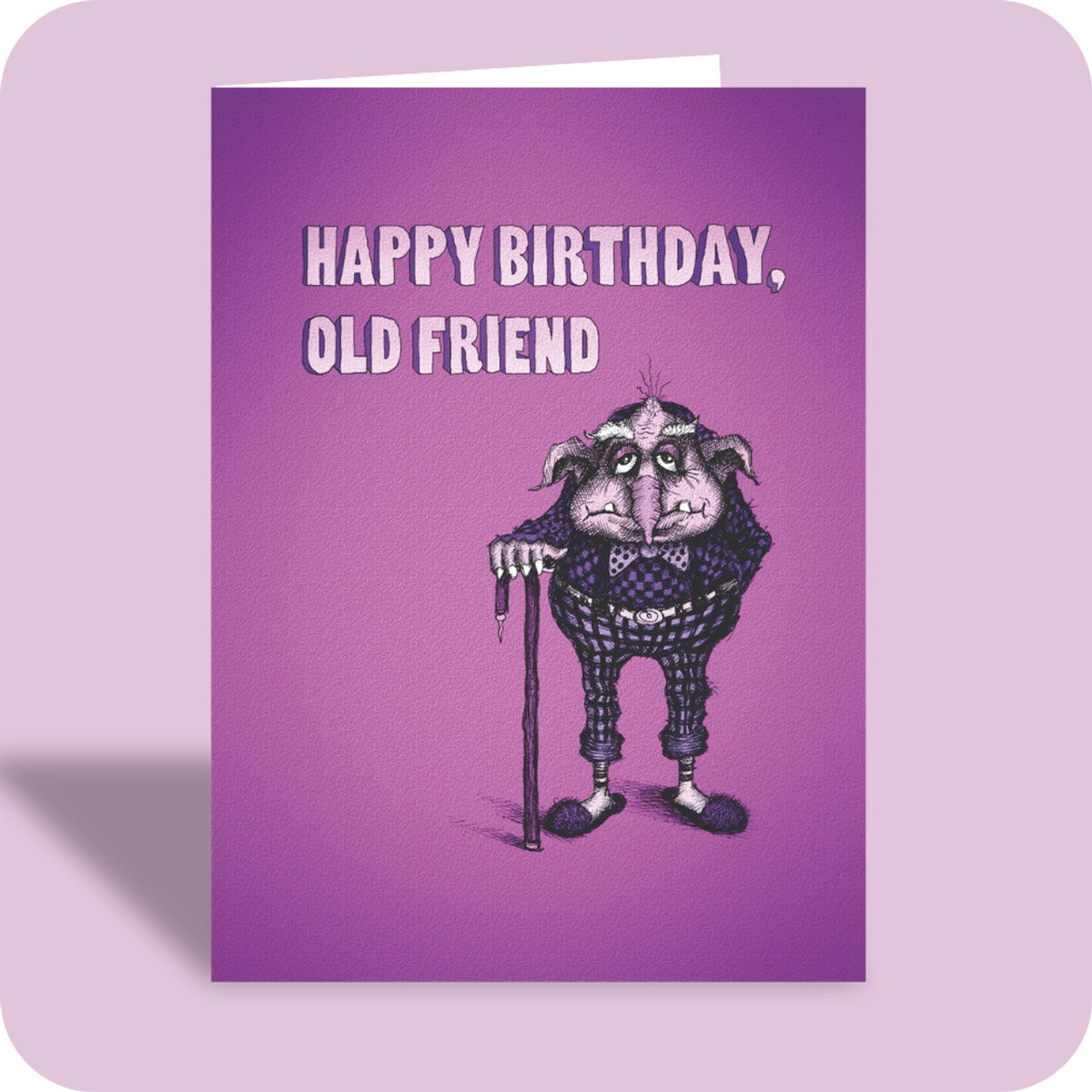 Card Happy Birthday Old Friend
